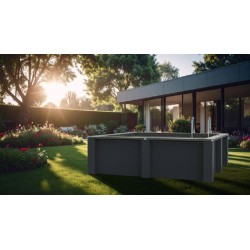 Piscina Composito GRE Serie AVANTGARDE 595x315 h126 rettangolare KPCOR60T