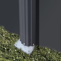 Piscina acciaio GRE Serie ANTRACITE 610x375 h120 ovale KIT610GY