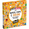 HEADU - Scuola Stickers Numeri Forme e Colori - Oltre 150 Adesivi Riutilizzabili | Impara Numeri Forme e Colori con gli Sticker