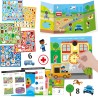 HEADU - Scuola Stickers Numeri Forme e Colori - Oltre 150 Adesivi Riutilizzabili | Impara Numeri Forme e Colori con gli Sticker