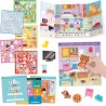 HEADU - Scuola Stickers Le Mie Prime Parole - 200 Adesivi Riutilizzabili | Impara a Leggere e Scrivere con Gli Adesivi Stacca-A