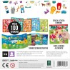 HEADU - Scuola Stickers Fiabe e Favole - Oltre 100 Stickers Riutilizzabili | Inventa Storie Sempre Nuove con Gli Adesivi Stacca