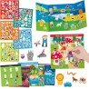 HEADU - Scuola Stickers Fiabe e Favole - Oltre 100 Stickers Riutilizzabili | Inventa Storie Sempre Nuove con Gli Adesivi Stacca