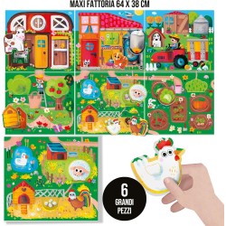 Headu - Fattoria Prime Scoperte Montessori La prima fattoria didattica alza, scopri e impara! IT54983 Gioco Educativo Per Bambi