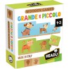 HEADU - Grande e Piccolo, con Speciali Incastri Didattici | Giochi in Lengo per Bambini, attività Divertenti per Imparare sin d