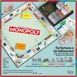 Hasbro, Monopoly Gioco da Tavolo, in Italiano