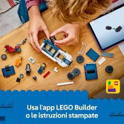 LEGO 60479 City Cellulare della Polizia Giocattolo - Kit di Modellismo con Camion con Porta della Cella Rimovibile, Moto, 3 Min