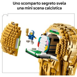 LEGO 43020 Editions Trofeo Ufficiale della Coppa del Mondo FIFA - Kit di Modellismo Fai da Te 3D con Minifigure da Collezione