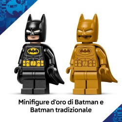 LEGO 76330 DC Logo di Batman - Giocattolo da Supereroi con 2 Minifigure da Collezione - Decorazione da Parete 3D Fai da Te o da