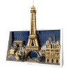 LEGO 21064 Architecture Parigi – La Città dell’Amore - Modellino da Costruire Fai da Te - Decorazione per Casa o da Parete 3D c