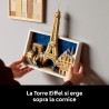 LEGO 21064 Architecture Parigi – La Città dell’Amore - Modellino da Costruire Fai da Te - Decorazione per Casa o da Parete 3D c