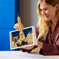 LEGO 21064 Architecture Parigi – La Città dell’Amore - Modellino da Costruire Fai da Te - Decorazione per Casa o da Parete 3D c