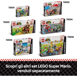 LEGO 72032 Super Mario Kart : Kart Standard, Macchina Giocattolo da Costruire Nintendo da Collezione con Toad in Tuta Rossa, Gi