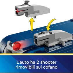 LEGO 76274 DC Batman con Batmobile vs. Harley Quinn e Mr. Freeze, Macchina Giocattolo da Costruire del Supereroe della Serie An