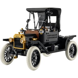 LEGO 11376 Icons Ford Model T - Modello di Auto Retrò per Adulti - Set da Collezione con Tetto in Tessuto, Ruote Alte e Parabre
