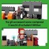 LEGO 21590 Minecraft Battaglia Contro il Wither - Giocattolo Interattivo con Guerriero Crimson, Strider, Cubo di Magma e 2 Figu