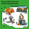 LEGO 21590 Minecraft Battaglia Contro il Wither - Giocattolo Interattivo con Guerriero Crimson, Strider, Cubo di Magma e 2 Figu