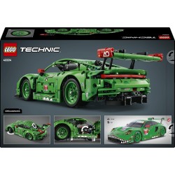 LEGO 42224 Technic Auto Porsche 911 GT3 R REXY AO Racing - Macchina Giocattolo - Kit di Modellismo con Motore a 6 Cilindri, Tra