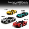 LEGO 42224 Technic Auto Porsche 911 GT3 R REXY AO Racing - Macchina Giocattolo - Kit di Modellismo con Motore a 6 Cilindri, Tra