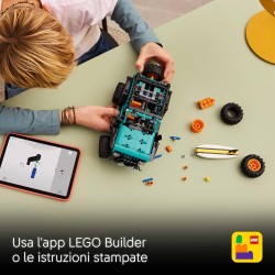 LEGO 42227 Technic SUV Jeep Wrangler Rubicon Giocattolo - Modello di Macchina Fuoristrada con Motore V6, Sterzo e Sospensioni -