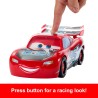 Mattel CARS - HXJ34 Saetta McQueen Corsa Globale Derapa e Sfreccia, veicolo con interruttore e 2 modalità rettilineo e sfreccia