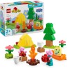 LEGO DUPLO 10452 Peppa Pig Gita in Campeggio con Papà - Giochi Montessori per Bambine e Bambini da 2 Anni - con Tenda, Canoa, F