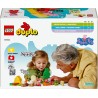 LEGO DUPLO 10452 Peppa Pig Gita in Campeggio con Papà - Giochi Montessori per Bambine e Bambini da 2 Anni - con Tenda, Canoa, F