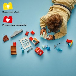 LEGO DUPLO│10456 Disney e Pixar La Visita di McQueen all’Officina di Doc - Include una Macchina Giocattolo, Attrezzi e Accessor