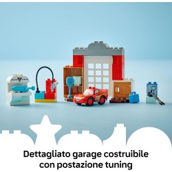 LEGO DUPLO│10456 Disney e Pixar La Visita di McQueen all’Officina di Doc - Include una Macchina Giocattolo, Attrezzi e Accessor