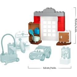 LEGO DUPLO│10456 Disney e Pixar La Visita di McQueen all’Officina di Doc - Include una Macchina Giocattolo, Attrezzi e Accessor
