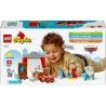 LEGO DUPLO│10456 Disney e Pixar La Visita di McQueen all’Officina di Doc - Include una Macchina Giocattolo, Attrezzi e Accessor