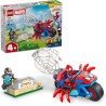 LEGO ǀ 11206 Marvel Spidey sulla Moto Contro Rhino - Motocicletta Giocattolo da Supereroe con 2 Minifigure