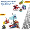 LEGO ǀ 11206 Marvel Spidey sulla Moto Contro Rhino - Motocicletta Giocattolo da Supereroe con 2 Minifigure