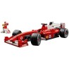 LEGO Icons 11375 Ferrari F2004 e Michael Schumacher - Modello di Auto F1 per Adulti - Set con Motore V10 e Minifigure da Collez