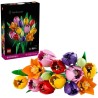 LEGO 11501 Botanicals Bouquet di Tulipani - Idea Regalo Festa della Mamma - Set di Fiori Finti da Costruire per Adulti - 14 Tul