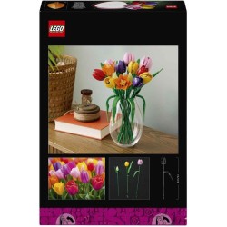 LEGO 11501 Botanicals Bouquet di Tulipani - Idea Regalo Festa della Mamma - Set di Fiori Finti da Costruire per Adulti - 14 Tul