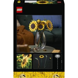 LEGO 11502 Botanicals Bouquet di Girasoli - Set di Fiori Artificiali per Adulti - Girasoli Finti e Steli di Eucalipto per Decor