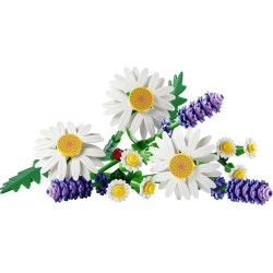 LEGO 11508 Botanicals Margherite - Idea Regalo Festa della Mamma - Bouquet di Fiori Artificiali con Margherite Finte e Lavanda 