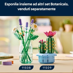 LEGO 11508 Botanicals Margherite - Idea Regalo Festa della Mamma - Bouquet di Fiori Artificiali con Margherite Finte e Lavanda 