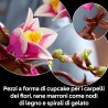 LEGO 11510 Botanicals Rametti di Magnolia - Set di Fiori Finti per Adulti - 5 Magnolie Artificiali per Decorare il Soggiorno o 