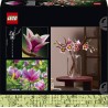 LEGO 11510 Botanicals Rametti di Magnolia - Set di Fiori Finti per Adulti - 5 Magnolie Artificiali per Decorare il Soggiorno o 