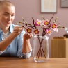 LEGO 11510 Botanicals Rametti di Magnolia - Set di Fiori Finti per Adulti - 5 Magnolie Artificiali per Decorare il Soggiorno o 