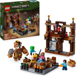 LEGO 21272 Minecraft Magione della Foresta: Ring di Combattimento - Giocattolo Interattivo con i Personaggi di Steve, Baby Zomb