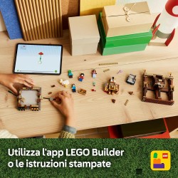 LEGO 21272 Minecraft Magione della Foresta: Ring di Combattimento - Giocattolo Interattivo con i Personaggi di Steve, Baby Zomb
