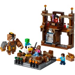 LEGO 21272 Minecraft Magione della Foresta: Ring di Combattimento - Giocattolo Interattivo con i Personaggi di Steve, Baby Zomb