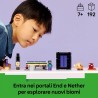 LEGO 21584 Minecraft Viaggio nel Portale del Nether e dell’End - Giocattolo da Costruire con Figure di Eroe, Enderman e Baby Ho