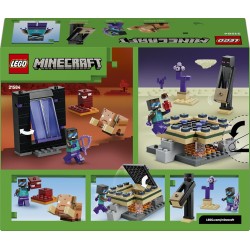 LEGO 21584 Minecraft Viaggio nel Portale del Nether e dell’End - Giocattolo da Costruire con Figure di Eroe, Enderman e Baby Ho