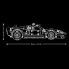 LEGO 42223 Technic Auto da Corsa Ford GT40 MKII 1966 - Kit di Modellismo da Collezione per Adulti - Set di Ingegneria con Motor
