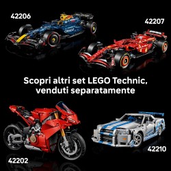 LEGO 42223 Technic Auto da Corsa Ford GT40 MKII 1966 - Kit di Modellismo da Collezione per Adulti - Set di Ingegneria con Motor