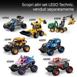 LEGO 42225 Technic Moto Gialla Giocattolo - Modellino da Costruire di Veicolo con Motore a 3 Pistoni - Gioco STEM - Regalo per 